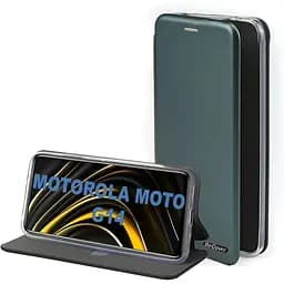 Чохол-книжка BeCover Exclusive для Motorola Moto G14 Dark Green (710236)