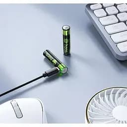 Акумулятори мініпальчик AAA 1200mAh 2 шт. з роз'ємом Type-C HOCO JA4 - мініатюра 4