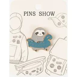 Значок Лінивець 0928102521-3 Різнокольоровий shop (2000999539992)