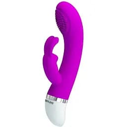 Вибратор-кролик Pretty Love Christ 18.9 см розовый