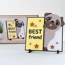 Набір картина 3D Rosa Talent Best Friend МДФ ґрунтоване 19х19 см - мініатюра 2