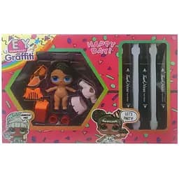 Детская кукла Bambi EY2413 Брюнетка в розовом платье