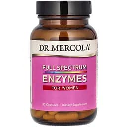Ферменти повного спектру Dr. Mercola Full Spectrum Enzymes для жінок 90 капсул (MCL-03091)