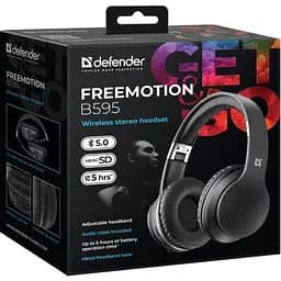 Навушники Defender FreeMotion B595 Bluetooth Black (63595) - мініатюра 6
