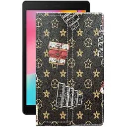 Чохол StatusCASE з екошкіри для планшету Samsung Galaxy Tab A8.0 2019 (T290) Луі-Вітон-коричневий