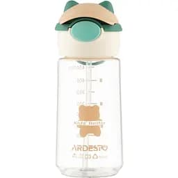 Пляшка для води Ardesto Bear 550 мл зелена (AR2255BE) - мініатюра 2