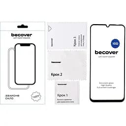Захисне скло BeCover для Xiaomi Redmi 12C 10D Black (711371) - мініатюра 2