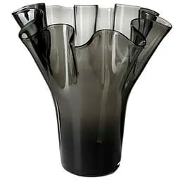 Ваза Lefard Tissue Grey стеклянная 35х24 см (804-153)