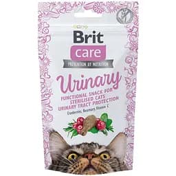 Лакомство для кошек Brit Care Cat Snack Urinary с индейкой, клюквой и розмарином 50 г