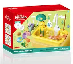 Кухонный игровой набор с краном и циркуляцией воды Развивающая игрушка для детей