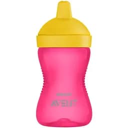Чашка-непроливайка с твердым носиком Philips Avent 18+ мес. 300 мл розовая (SCF804/04)