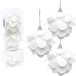 Набір ялинкових іграшок Bambi Шишки 3 шт. (HL23SF-174)