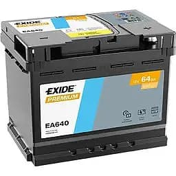 Автомобільний акумулятор Exide Premium Carbon Boost 2.0 EA640 (-/+) 6СТ-64Ah АзЕ 640A (EN)