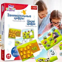 Настільна гра Trefl Перші відкриття Цікаві цифри (2162) - мініатюра 3