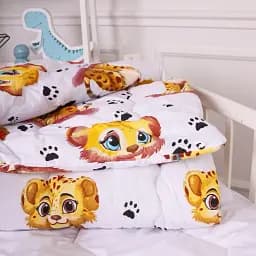 Ковдра MirSon антиалергенна дитяча зима Kids Time 20-0034 King Tiger 110x140 см бавовна (2200009665011)