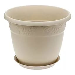 Кашпо Idea Home з піддоном 5 л (3056-IH-латте)