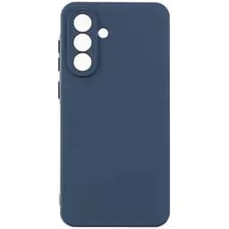Чохол Silicone Cover з рамкою камери A Samsung Galaxy A36 5G Dark Blue (36843_3609348)