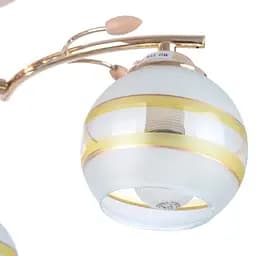 Люстра стельова Brille для кухні E14 40W G (LK-229C/3) - мініатюра 2
