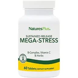 Комплекс Nature's Plus Mega-Stress для преодоления стресса и поддержания энергии 60 таблеток (NTP1260)
