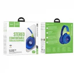 Навушники Bluetooth Hoco W43 Adventure BT headphones Blue - мініатюра 2