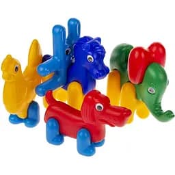 Конструктор-пазл Colorplast Зоо-Логика: зверюшки 13 деталей 1647 