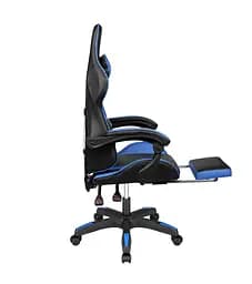 Крісло геймерське Kruger & Matz GX-150 з підставкою для ніг Black/Blue - мініатюра 7