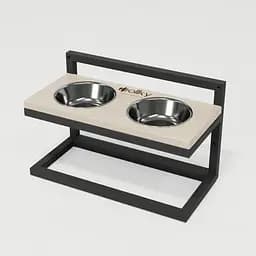 Hollky Flex S — миски на регульованій підставці для маленьких собак (2 × 0.450 л) - мініатюра 2