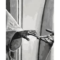 Картина по номерам Brushme Язык тела 8 © Anna Esthete 40x50 см