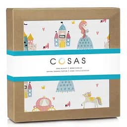 Пелюшки муслінові Cosas Princess 75x100 см, білі