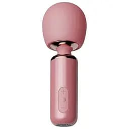 Вібромасажер Qingnan No.5 Powerful Mini Wand 18,3 см рожевий