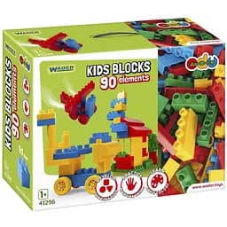 Конструктор Wader Kids Blocks 90 елементів (41296)