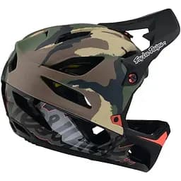 Велошолом Troy Lee Designs Stage Helmet Signature Camo Army Green XS/S (1106-115545011) - мініатюра 3