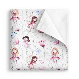 Пелюшка багаторазова Cosas непромокаюча Fairies Flowers 50x70 см, рожева - мініатюра 2