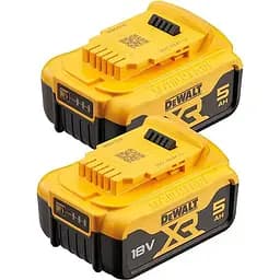Набір акумуляторних батарей DeWalt 18 В 5 Аг 3 шт. (DCB184P2)