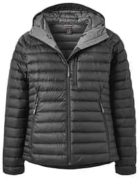 Жіночий пуховик Rab Microlight Alpine Jacket Wome 12 Чорний-Сірий