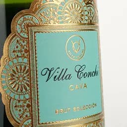 Вино ігристе Villa Conchi Cava Brut Seleccione, 11,5%, 0,375 л (780251) - мініатюра 3