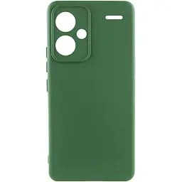 Чохол Silicone Cover Lakshmi Full Camera (AA) для Xiaomi Redmi Note 13Pro+ Зелений / Dark green