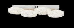 Люстра стельова LED Splendid Ray L3180/4L, 80W, біла, з пультом, 4 лампи, димер, сучасний стиль - мініатюра 4