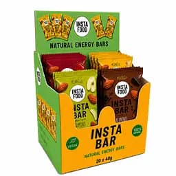 Мікс-набір енергетичних батончиків Insta Bar 5 смаків, 20 шт.