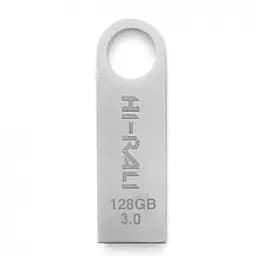 Флеш-накопичувач USB3.0 128GB Hi-Rali Shuttle Series Silver (HI-128GB3SHSL) - мініатюра 2