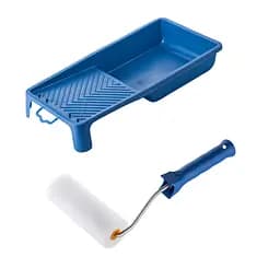 Валик "Поролоновий" 130х50 мм з ручкою та ванночка Polax (770-169)