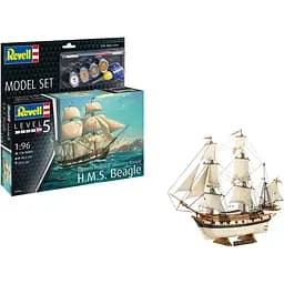Збірна модель Revell Барк H.M.S. Beagle рівень 5, масштаб 1:96, 178 деталей (RVL-05458) - мініатюра 2