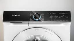 Пральна машина Siemens фронтальна 10 кг 1600 A+++ 60 см дисплей Home Connect I-Dos білий - мініатюра 2