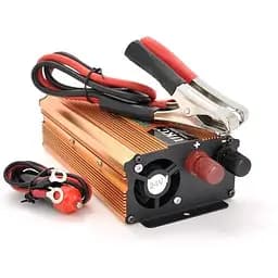 Інвертор напруги UKC 300ВА(180Вт), 24/220V, approximated, 1 універсальна розетка, клем + крокодили