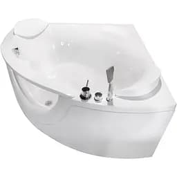 Ванна акрилова кутова з вікном та змішувачем Volle 150x150 TS-103CC Білий