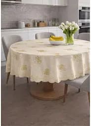 Скатерть Cotton 160 см золото круглая TC303376235