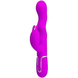 Вибратор-кролик Pretty Love Laursen 24.9 см (фуксия)