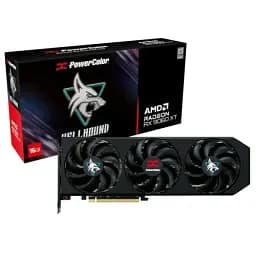 Відеокарта Radeon RX 9060 XT, PowerColor, Hellhound, 16Gb GDDR6, 128-bit, HDMI/2xDP, 3310/20000 MHz, 8-pin (RX9060XT 16G-L/OC) - мініатюра 4