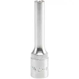 Головка торцева 6-гранна Yato подовжена квадрат 3/8" М= 6 мм L= 63 мм (YT-3820)