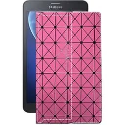 Чохол StatusCASE з екошкіри для планшету Samsung Galaxy Tab A 7.0 2016 (T280\T285) Рожевий ромб